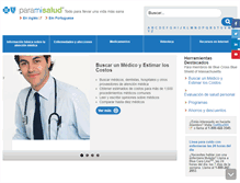 Tablet Screenshot of paramisalud.com